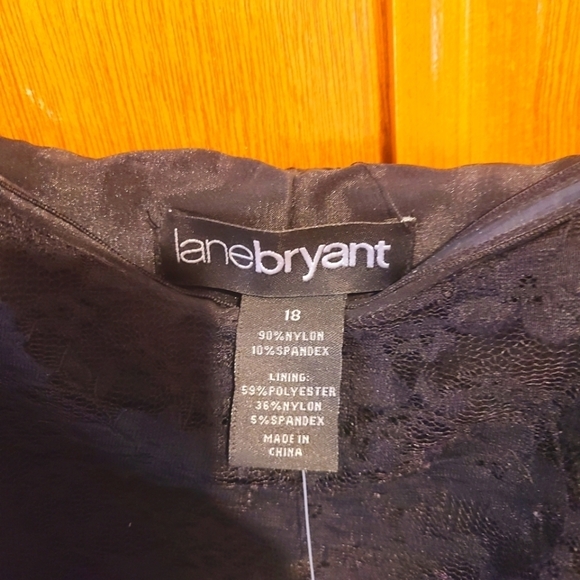 Black Lace Formal Dress with Rhinestone Belt - Picture 5 of 8